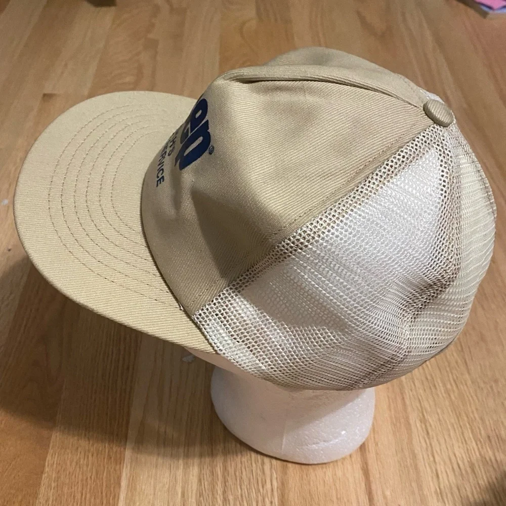 Vintage Bicep Mesh Snap Back Trucker Hat Made in USA Koch’s Farm Service